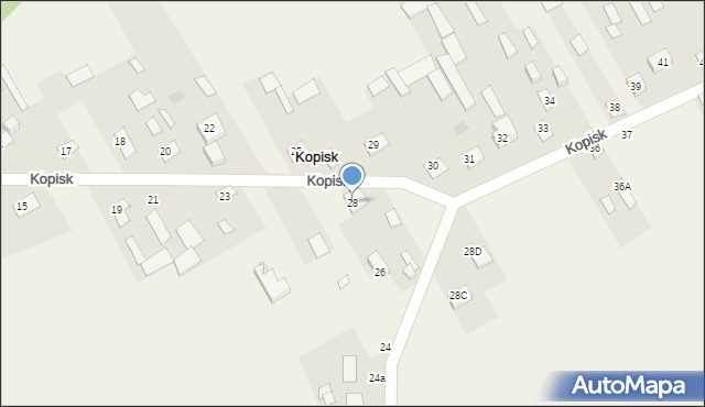 Kopisk, Kopisk, 28, mapa Kopisk