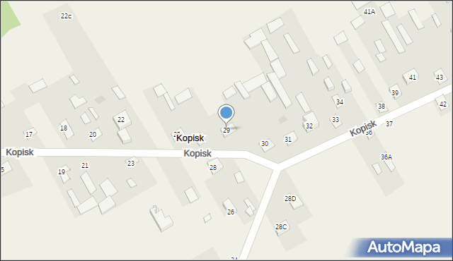 Kopisk, Kopisk, 29, mapa Kopisk