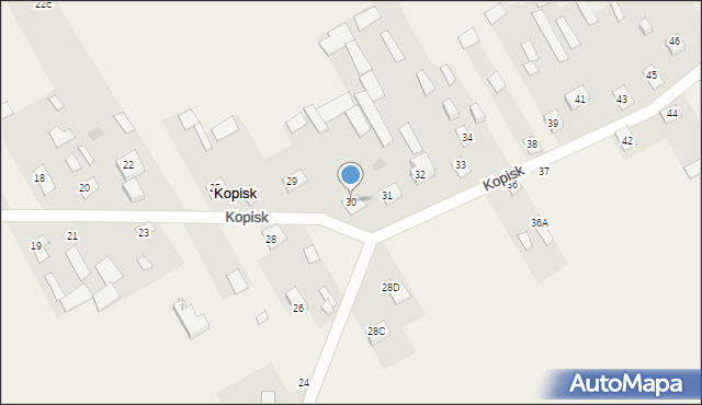 Kopisk, Kopisk, 30, mapa Kopisk