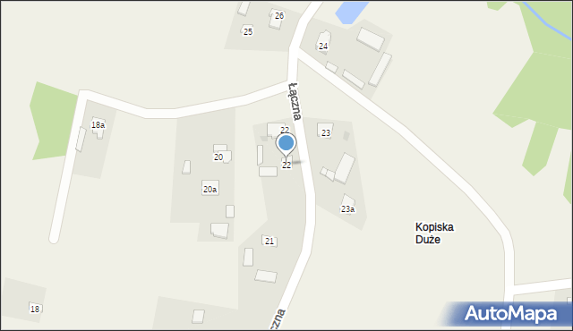 Kopiska, Kopiska, 22, mapa Kopiska