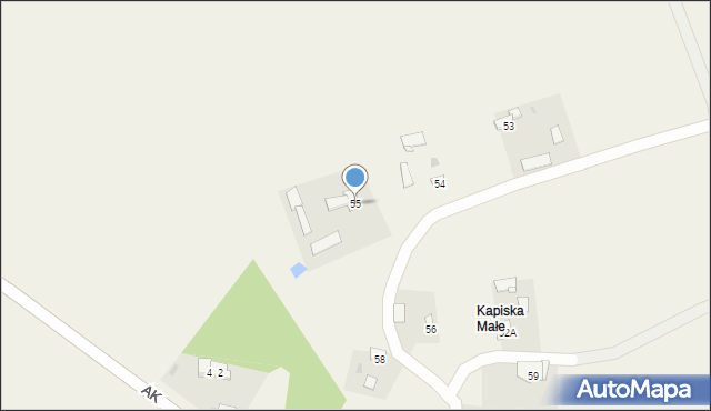 Kopiska, Kopiska, 55, mapa Kopiska