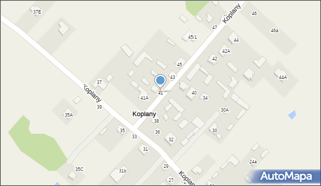 Koplany, Koplany, 41, mapa Koplany