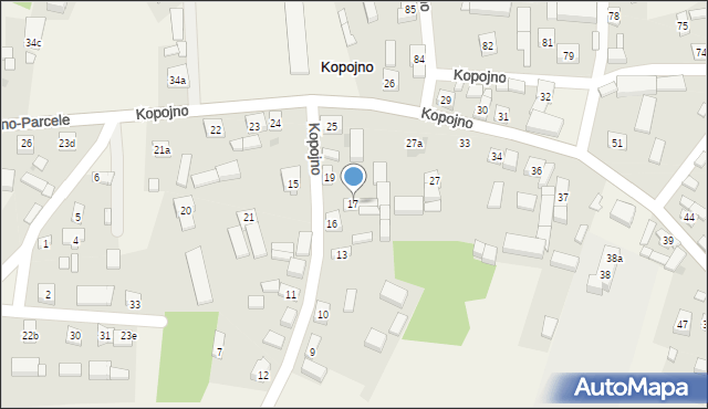 Kopojno, Kopojno, 17, mapa Kopojno