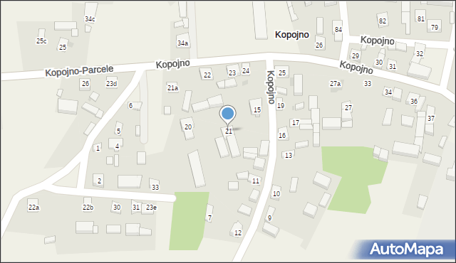 Kopojno, Kopojno, 21, mapa Kopojno