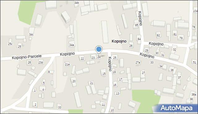 Kopojno, Kopojno, 24, mapa Kopojno