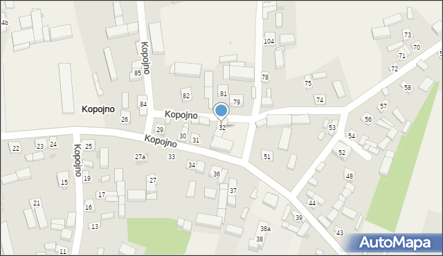 Kopojno, Kopojno, 32, mapa Kopojno