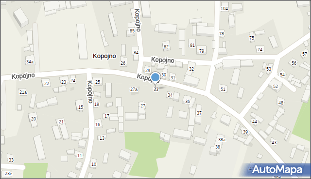 Kopojno, Kopojno, 33, mapa Kopojno