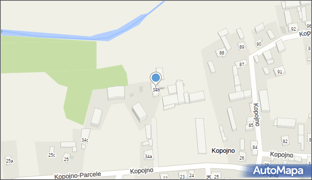 Kopojno, Kopojno, 34b, mapa Kopojno