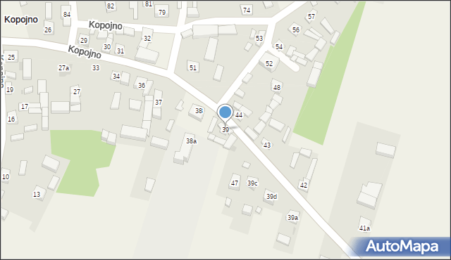 Kopojno, Kopojno, 39, mapa Kopojno