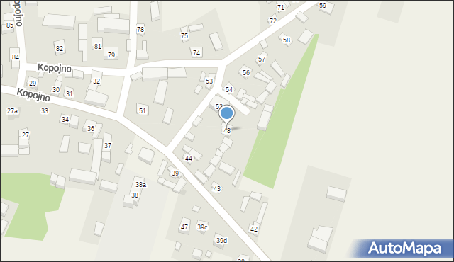 Kopojno, Kopojno, 48, mapa Kopojno