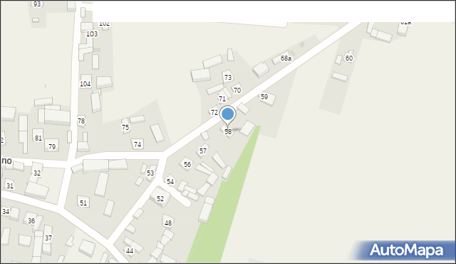 Kopojno, Kopojno, 58, mapa Kopojno