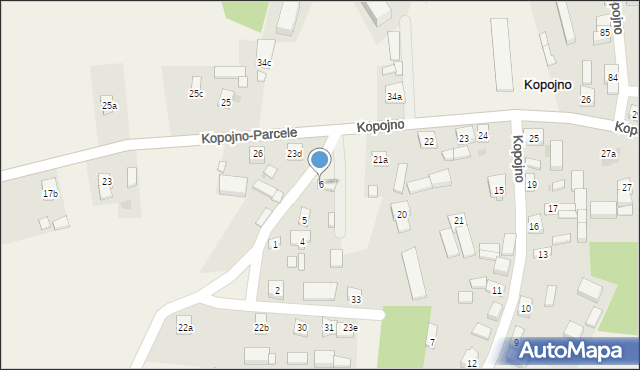 Kopojno, Kopojno, 6, mapa Kopojno