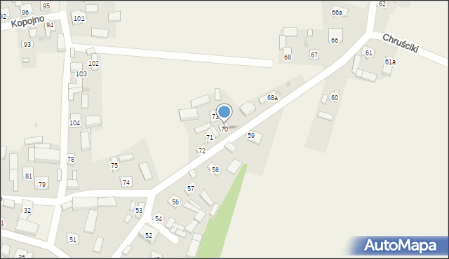 Kopojno, Kopojno, 70, mapa Kopojno