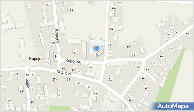 Kopojno, Kopojno, 79, mapa Kopojno