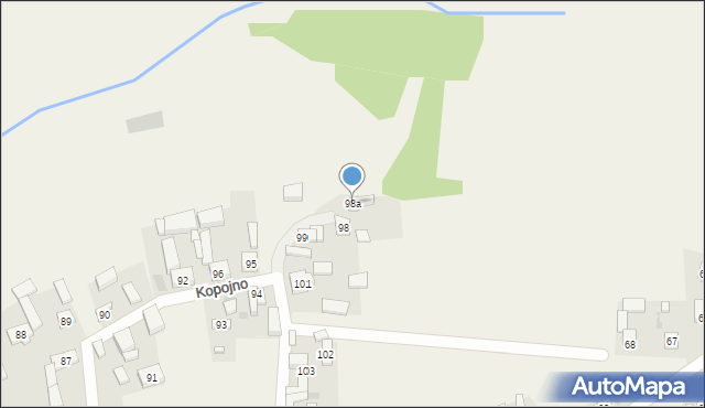 Kopojno, Kopojno, 98a, mapa Kopojno