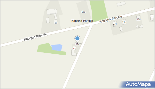 Kopojno, Kopojno-Parcele, 17a, mapa Kopojno