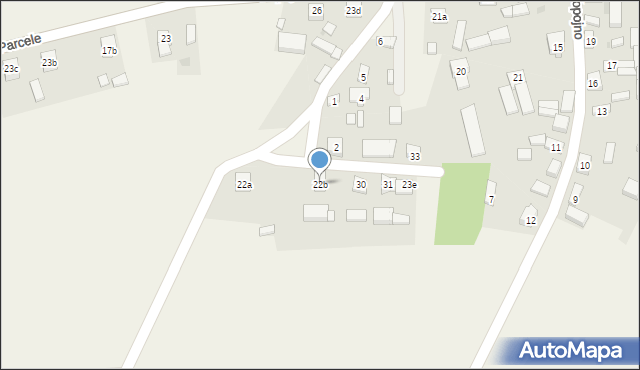 Kopojno, Kopojno-Parcele, 22b, mapa Kopojno