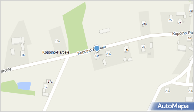 Kopojno, Kopojno-Parcele, 23c, mapa Kopojno