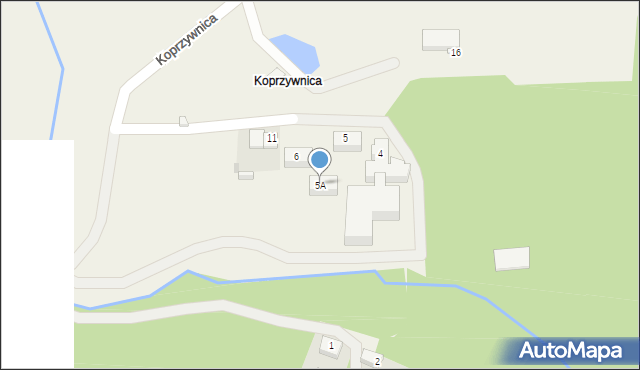 Koprzywnica, Koprzywnica, 5A, mapa Koprzywnica