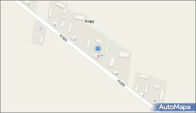 Kopy, Kopy, 19, mapa Kopy