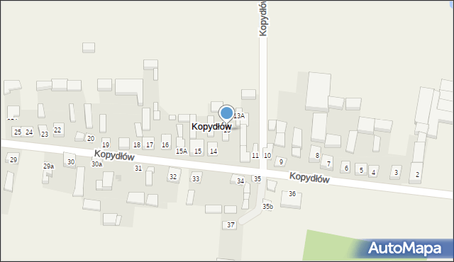 Kopydłów, Kopydłów, 13, mapa Kopydłów