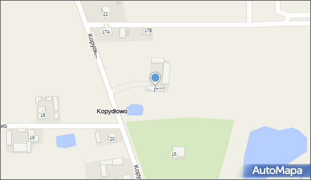 Kopydłowo, Kopydłowo, 17, mapa Kopydłowo