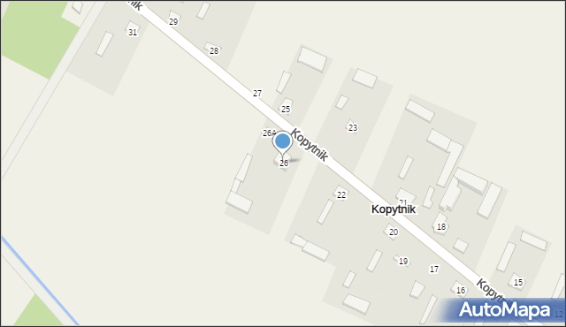 Kopytnik, Kopytnik, 26, mapa Kopytnik