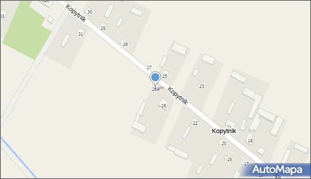 Kopytnik, Kopytnik, 26A, mapa Kopytnik