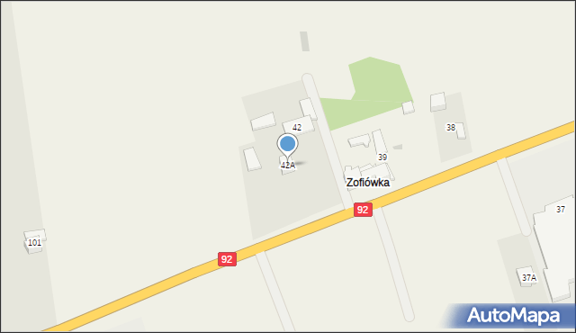 Kopytów, Kopytów, 42A, mapa Kopytów