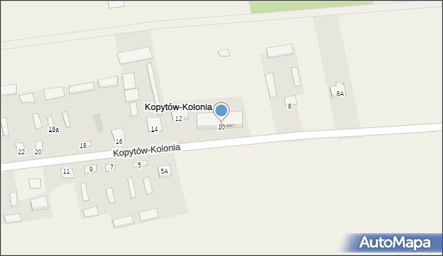 Kopytów, Kopytów, 10, mapa Kopytów