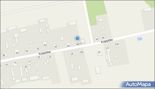 Kopytów, Kopytów, 44, mapa Kopytów