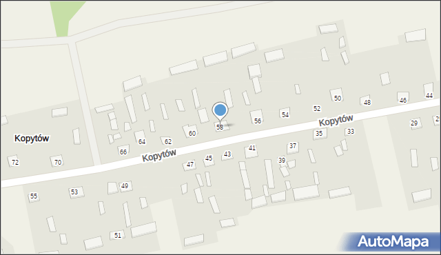 Kopytów, Kopytów, 58, mapa Kopytów