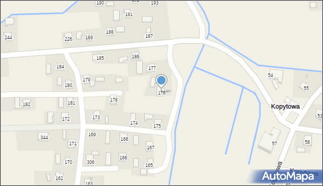 Kopytowa, Kopytowa, 176, mapa Kopytowa