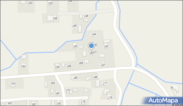 Kopytowa, Kopytowa, 191, mapa Kopytowa