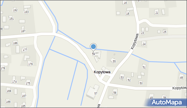 Kopytowa, Kopytowa, 54, mapa Kopytowa