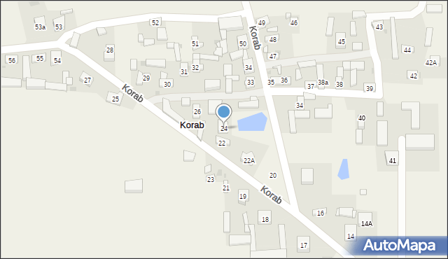 Korab, Korab, 24, mapa Korab