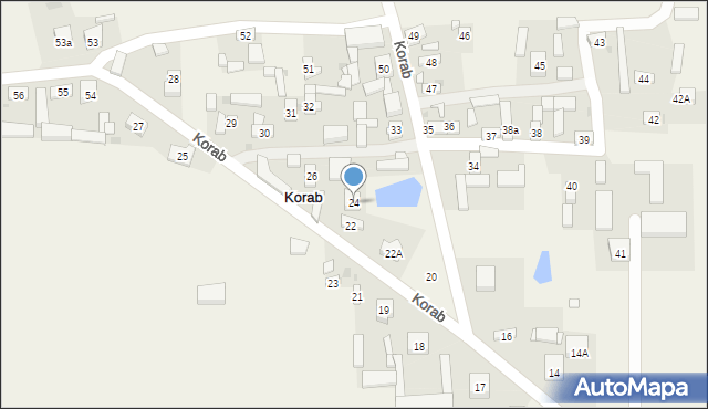 Korab, Korab, 24, mapa Korab