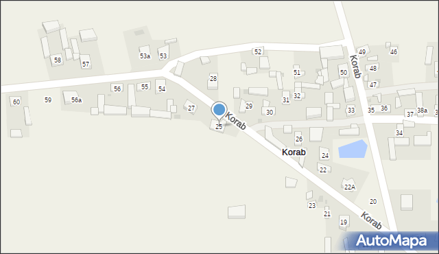 Korab, Korab, 25, mapa Korab