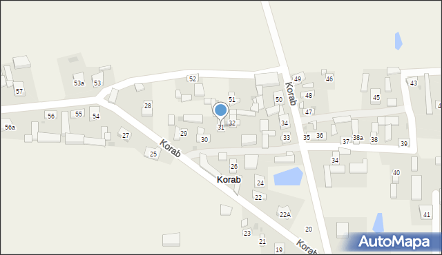 Korab, Korab, 31, mapa Korab