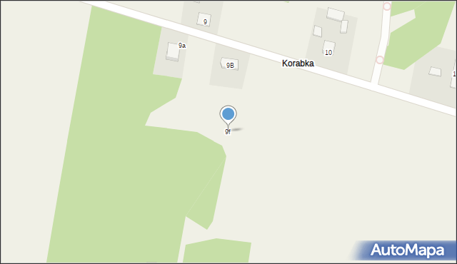 Korabiewice, Korabiewice, 9f, mapa Korabiewice