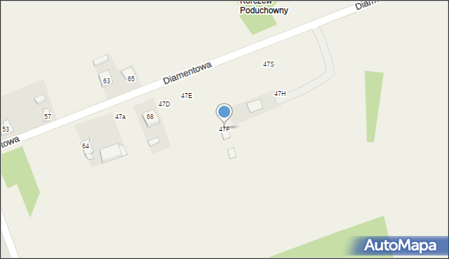 Korczew, Korczew, 47F, mapa Korczew