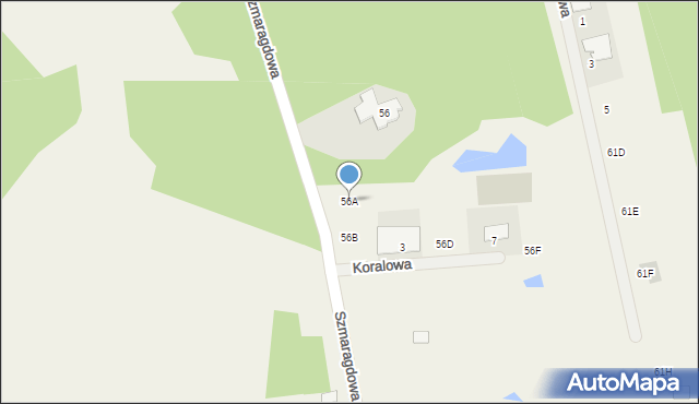 Korczew, Korczew, 56A, mapa Korczew