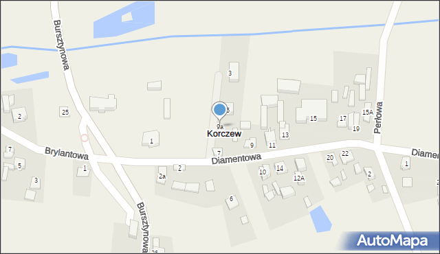 Korczew, Korczew, 9a, mapa Korczew