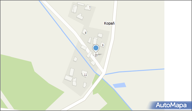 Korczowa, Korczowa, 10, mapa Korczowa