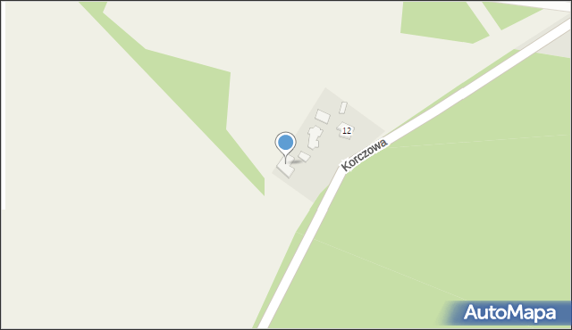 Korczowa, Korczowa, 12A, mapa Korczowa