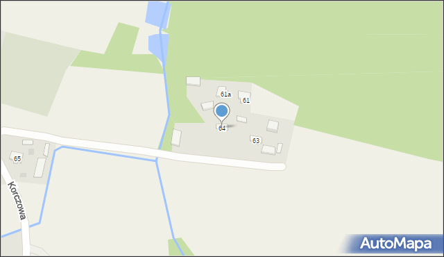 Korczowa, Korczowa, 64, mapa Korczowa