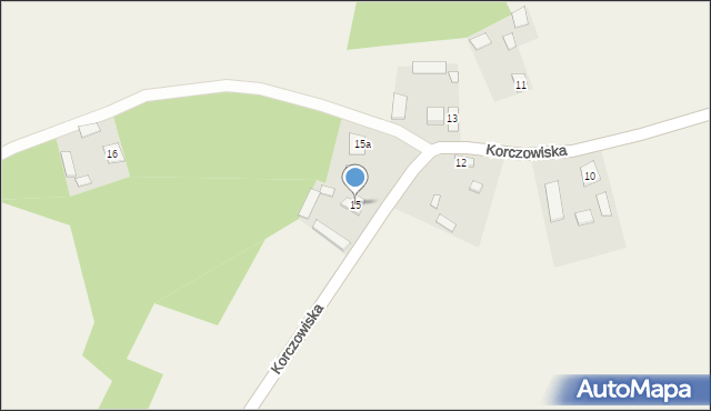 Korczowiska, Korczowiska, 15, mapa Korczowiska