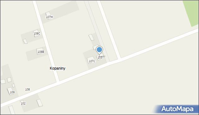 Korczyn, Korczyn, 103, mapa Korczyn