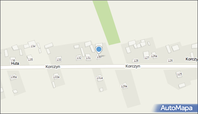 Korczyn, Korczyn, 130, mapa Korczyn