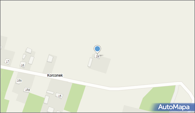 Korczyn, Korczyn, 14, mapa Korczyn